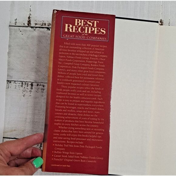 Best Recipes of the Great Food Companies Hardback Recipe Book - Picture 3 of 10